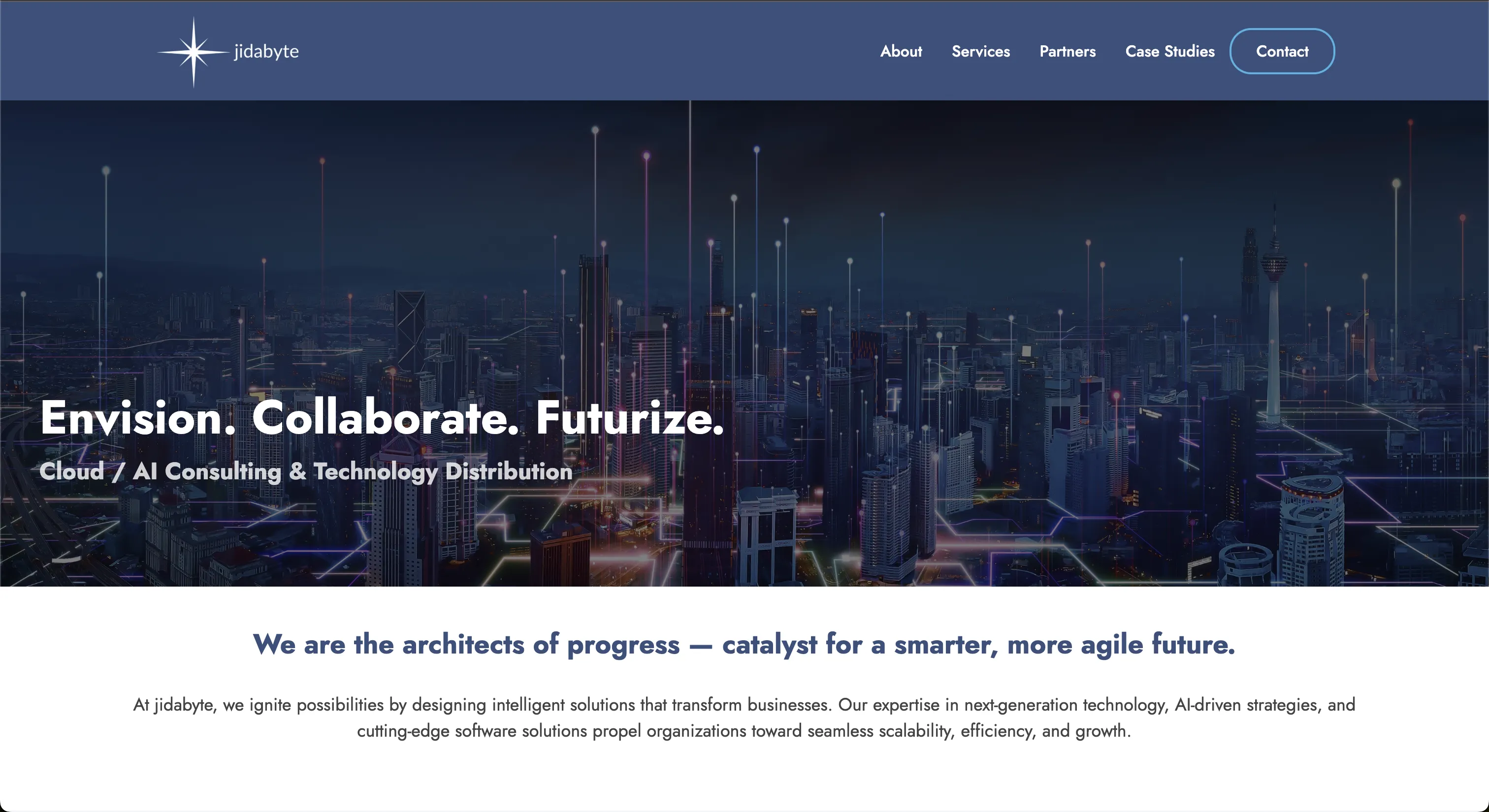 Jidabyte website screenshot